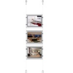 3 led light pockets backlit led window displays