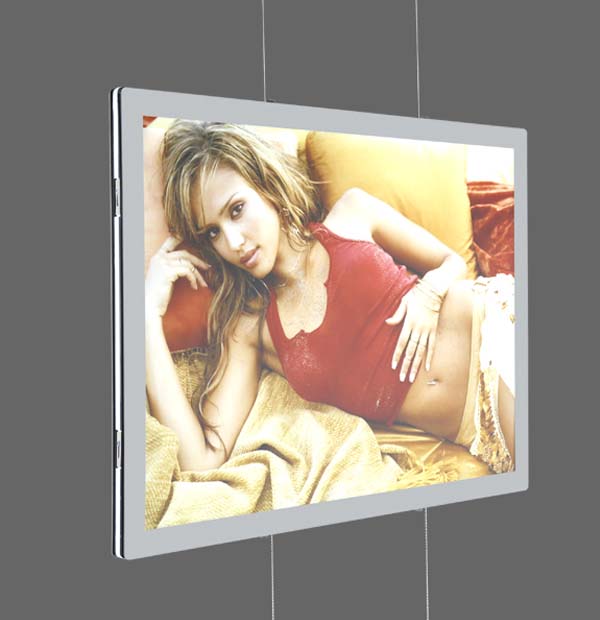 two orientation light box backlit poste frame