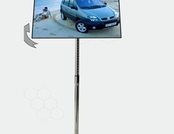 Illuminated Sign Frame LED Display Floor Stands
